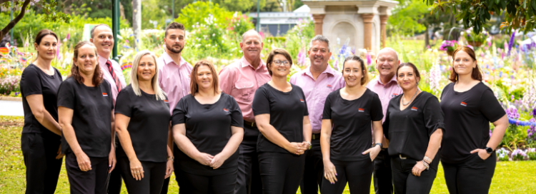 Elders insurance team members at Elders Insurance Toowoomba office